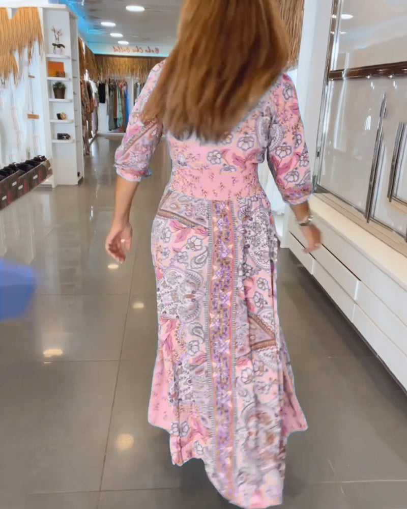 Noreen | Robe longue fluide bohème
