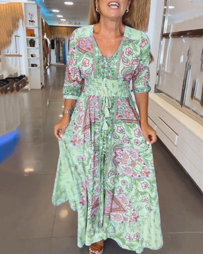 Noreen | Robe longue fluide bohème