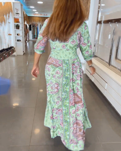 Noreen | Robe longue fluide bohème