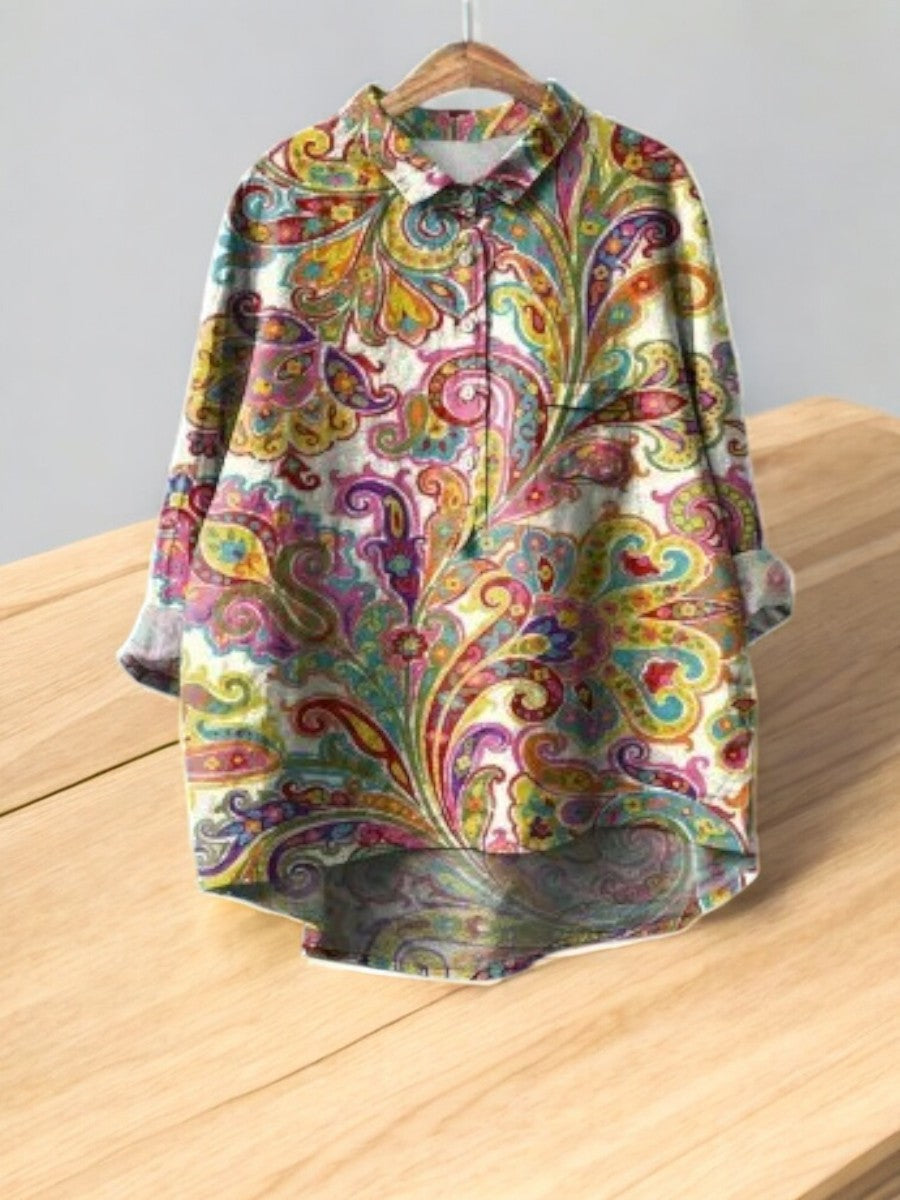 Lila | Fashionable Vintage Blouse