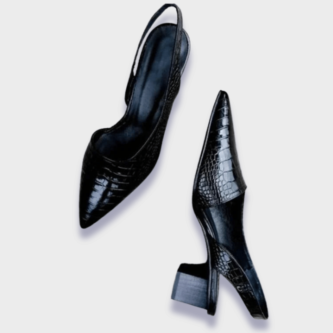 Heidi | Pompes orthopédiques au design croco