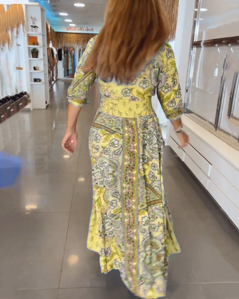 Noreen | Robe longue fluide bohème