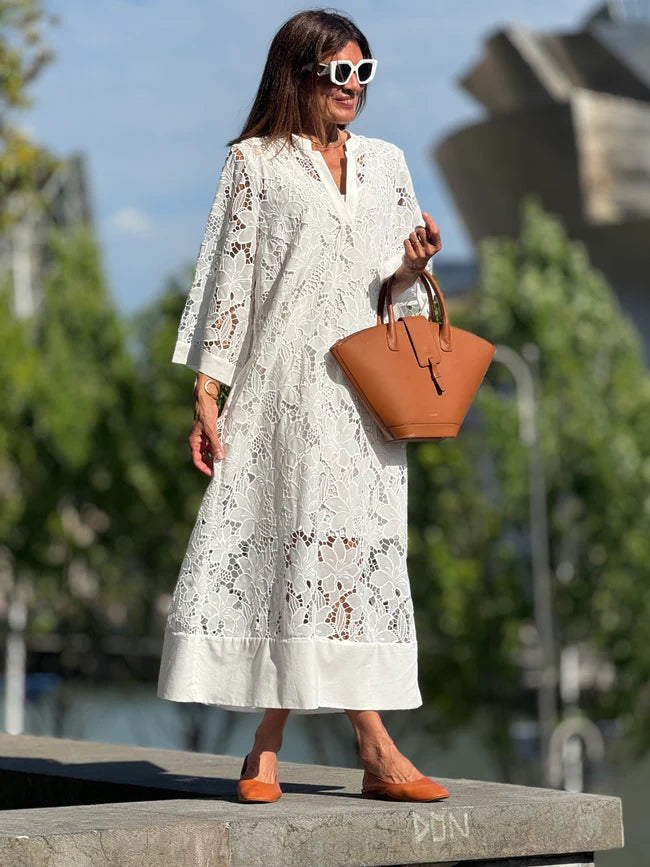 Liliane | Robe d'été chic en dentelle