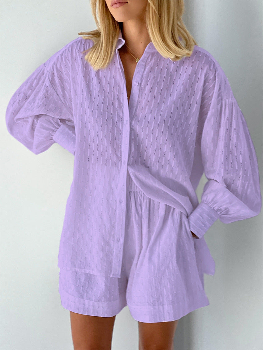 Maud | Ensemble chemise et short chic