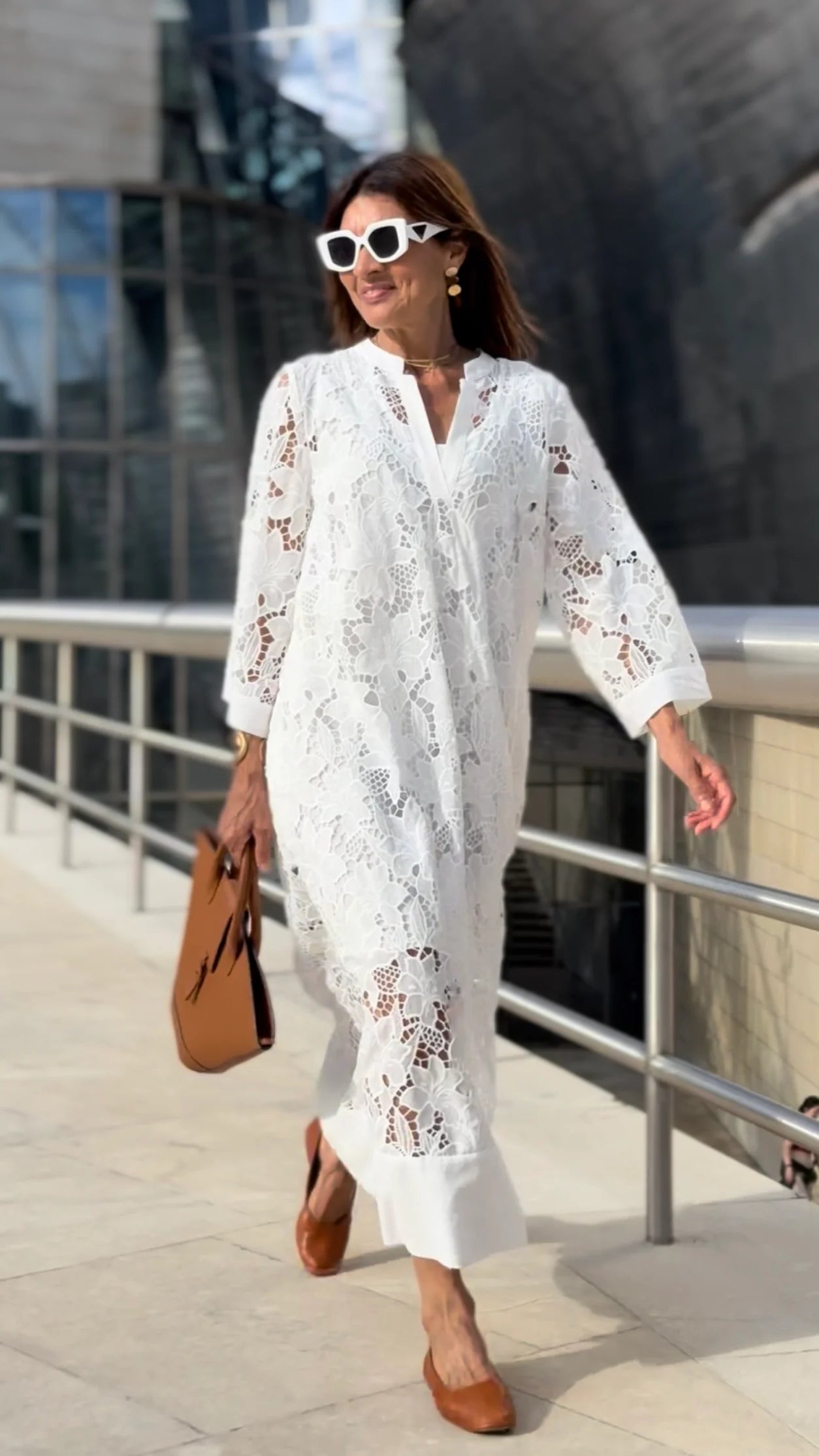Liliane | Robe d'été chic en dentelle