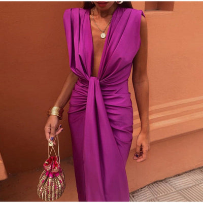 Isabella | Robe de soirée à décolleté en V profond