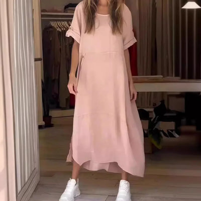 SELENA | Robe élégante et décontractée à boutons