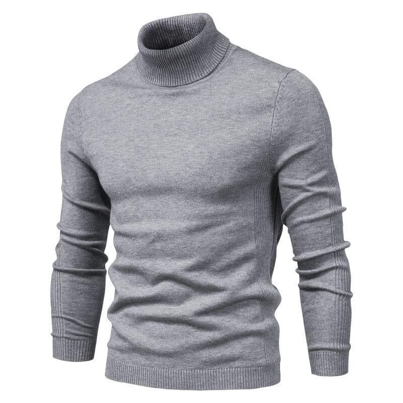 Warmer - Pull col roulé en laine mérinos pour homme avec style