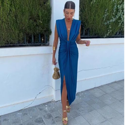 Isabella | Robe de soirée à décolleté en V profond