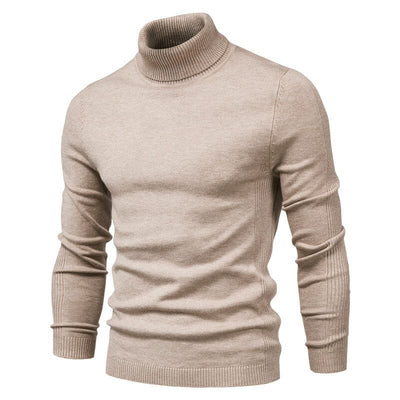 Warmer - Pull col roulé en laine mérinos pour homme avec style