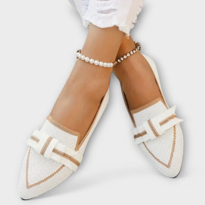 Amélie | Chaussures plates pour femme avec nœud