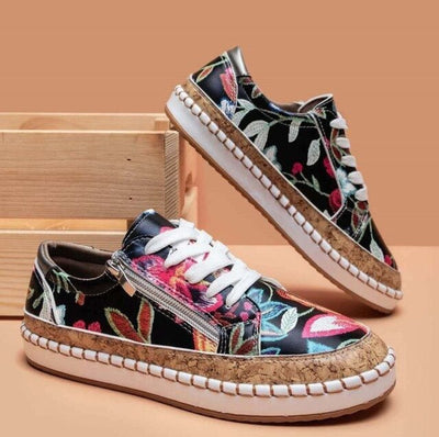 Baskets orthopédiques à fermeture éclair florale Oluchi™