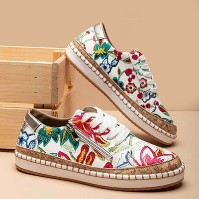 Baskets orthopédiques à fermeture éclair florale Oluchi™