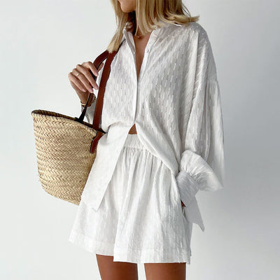 Maud | Ensemble chemise et short chic