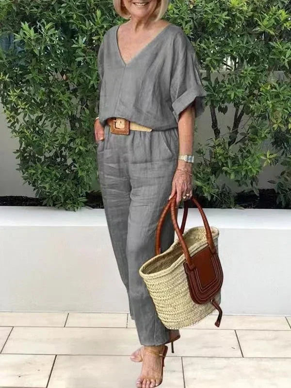 Claire | Luxuriöses, entspanntes zweiteiliges Outfit