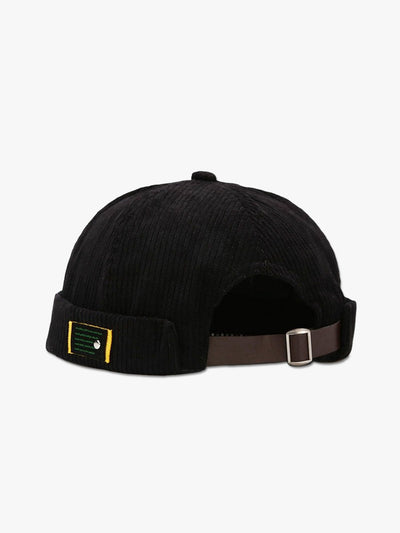Japanese Harajuku Style Corduroy Brimless Hat