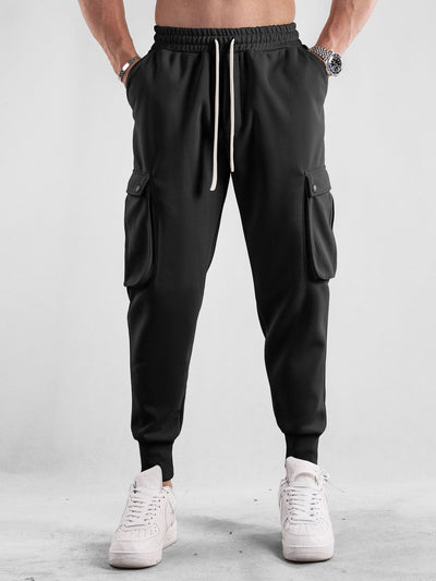 Drawstring Cargo Jogger Pants