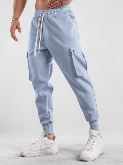 Drawstring Cargo Jogger Pants
