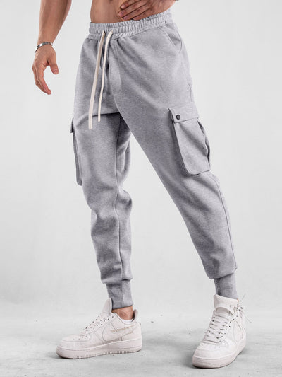 Drawstring Cargo Jogger Pants