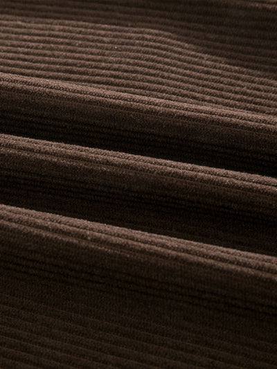 Corduroy Drawstring Jogging Pants