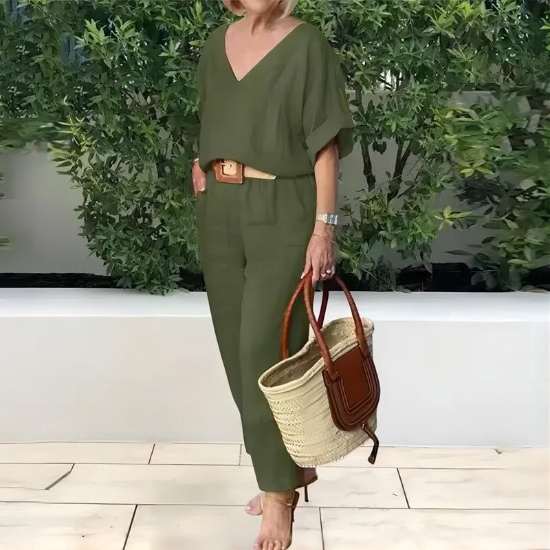 Claire | Luxuriöses, entspanntes zweiteiliges Outfit