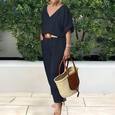 Claire | Luxuriöses, entspanntes zweiteiliges Outfit