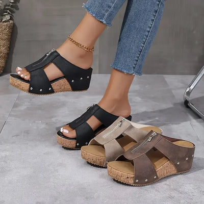 Anelina | Orthopedische Wig Sandalen