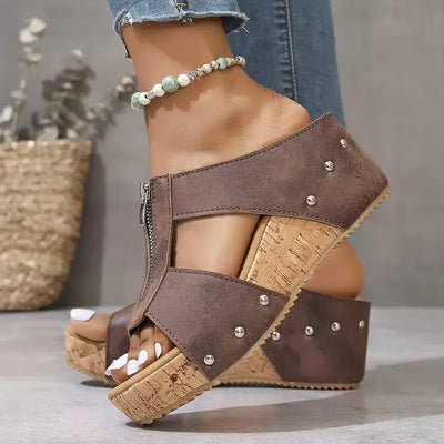 Anelina | Orthopedische Wig Sandalen