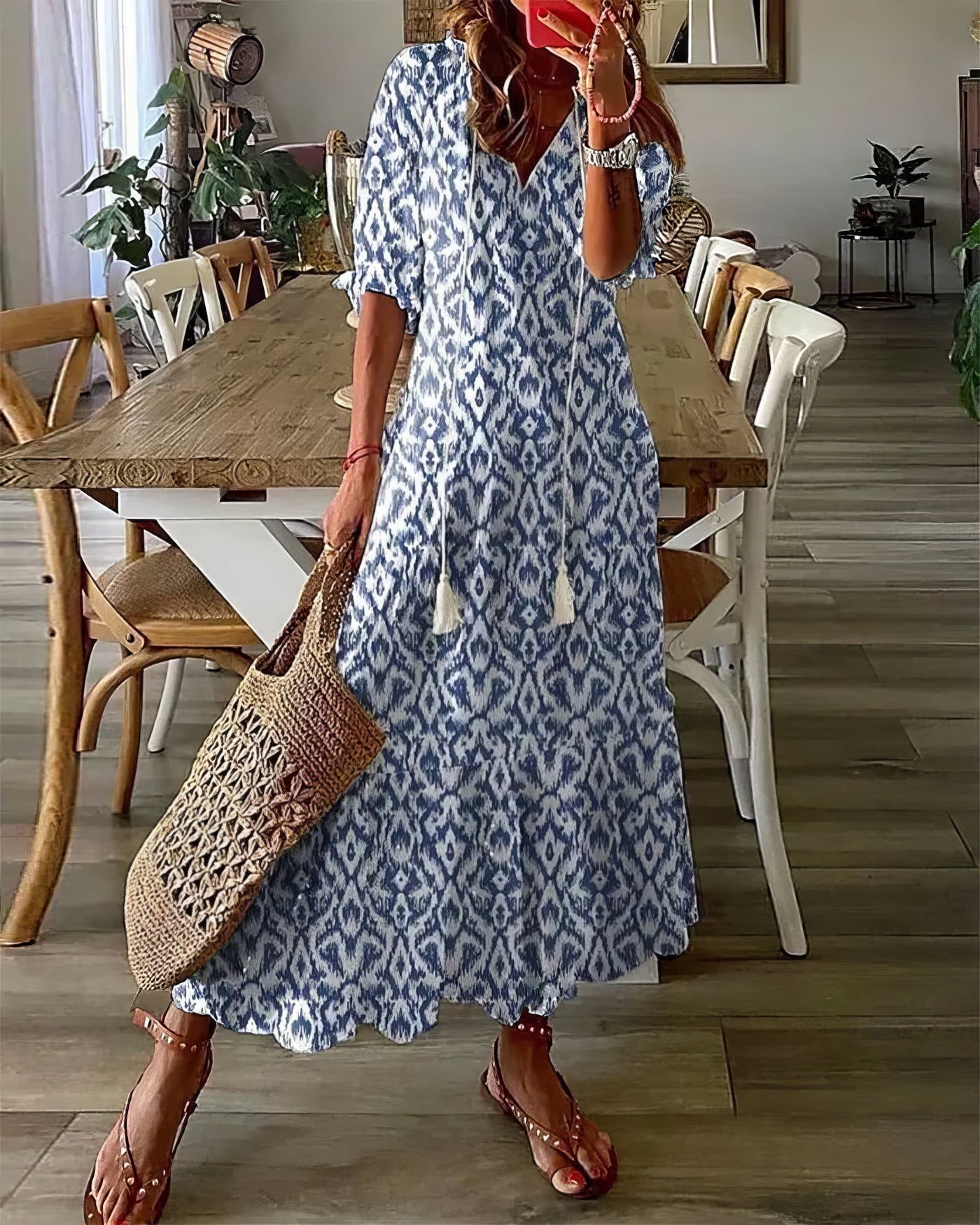 ÉLODIE | Robe bohème flatteuse et confortable