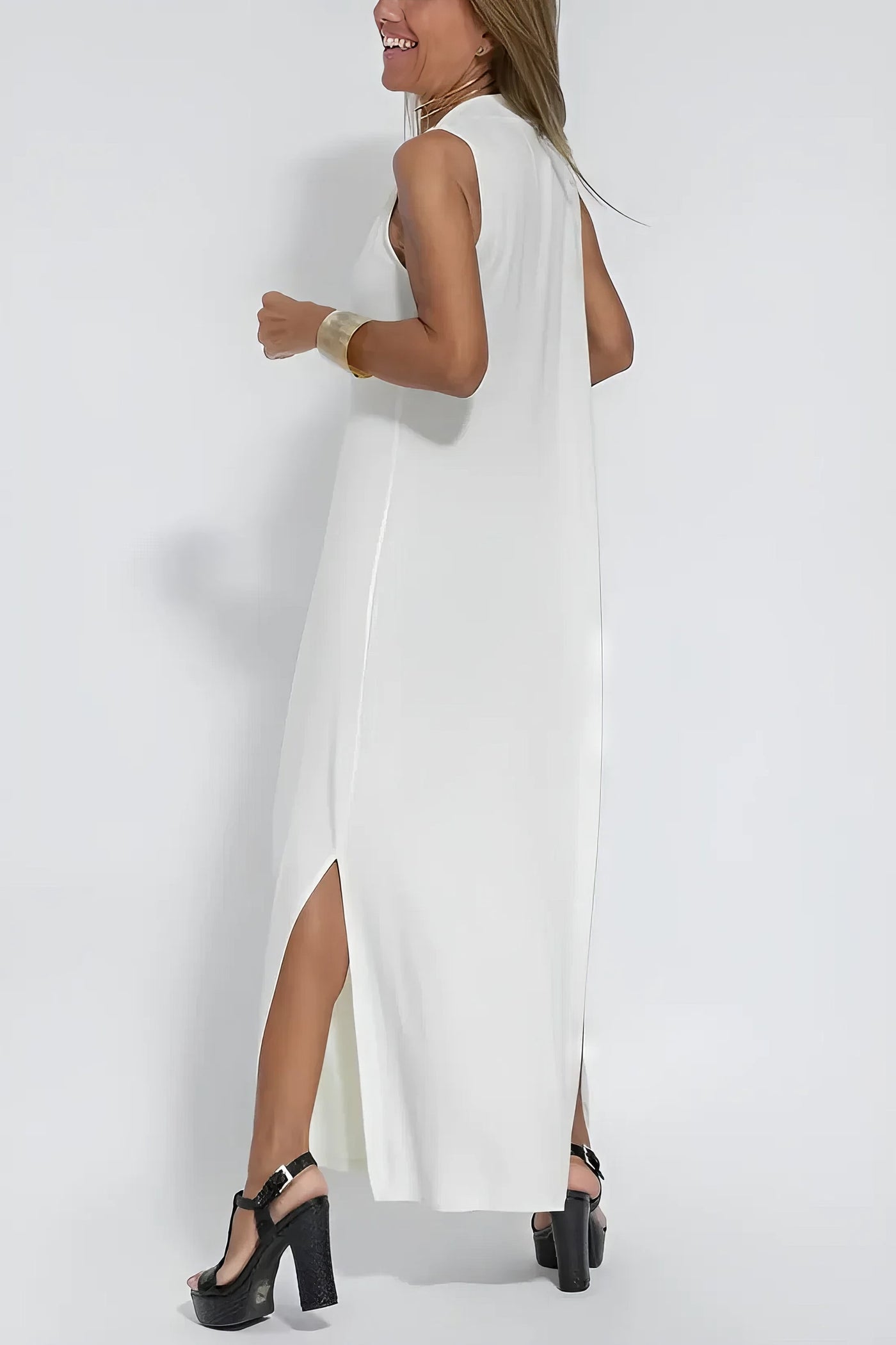 ELISE | Robe longue élégante avec cardigan assorti inclus