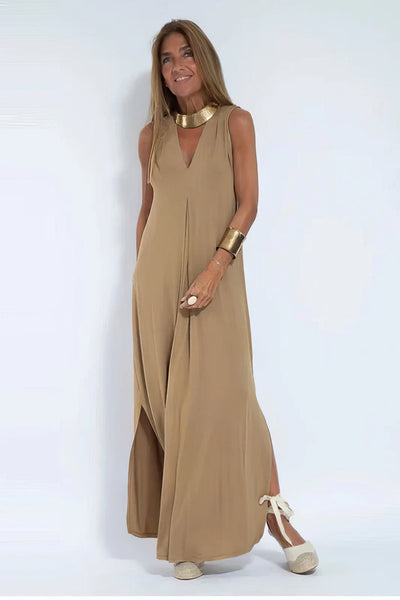 ELISE | Robe longue élégante avec cardigan assorti inclus