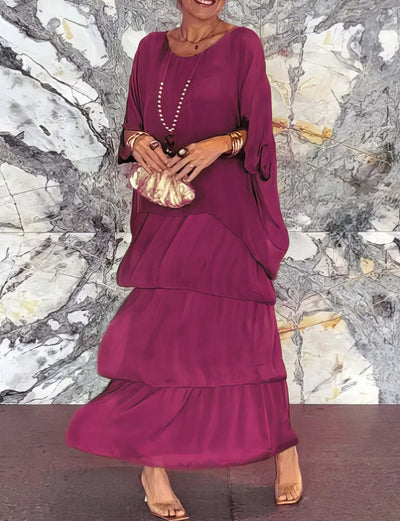 Caroline | Elegantes bequemes Maxikleid für alle Anlässe