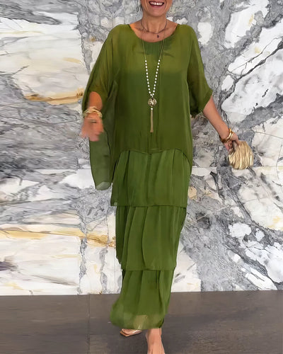 Caroline | Elegantes bequemes Maxikleid für alle Anlässe
