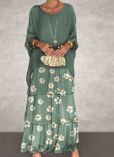 Caroline | Elegantes bequemes Maxikleid für alle Anlässe