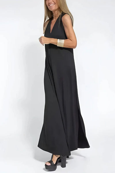 ELISE | Robe longue élégante avec cardigan assorti inclus