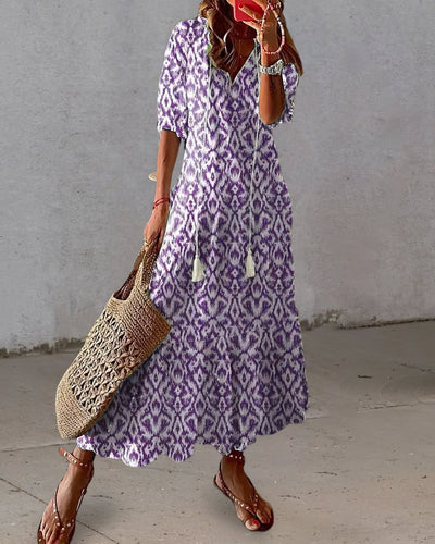 ÉLODIE | Robe bohème flatteuse et confortable