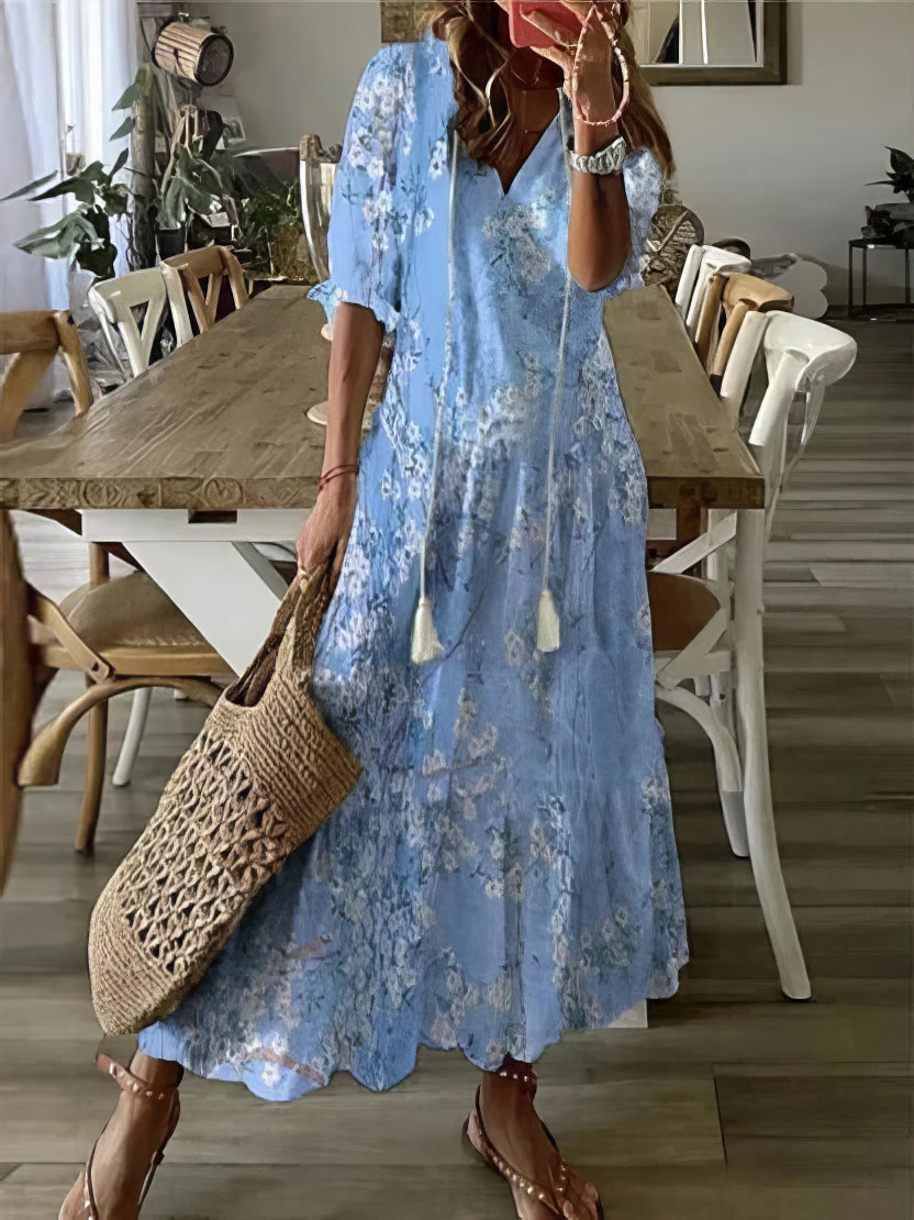 ÉLODIE | Robe bohème flatteuse et confortable