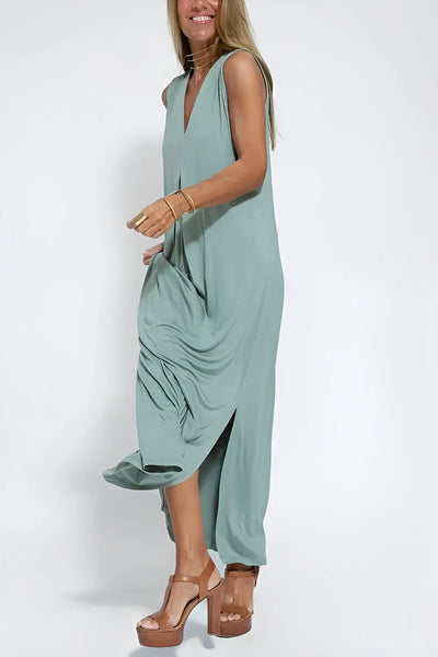 ELISE | Robe longue élégante avec cardigan assorti inclus
