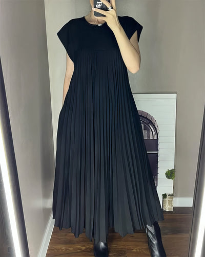 ELEONORA | Robe plissée sans manches, élégante et intemporelle