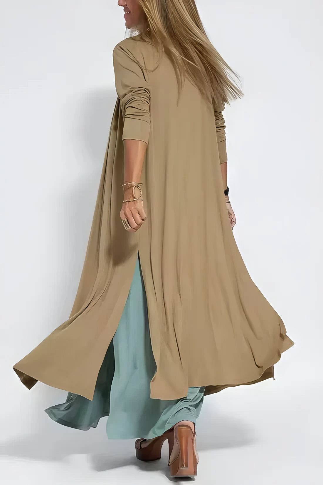 ELISE | Robe longue élégante avec cardigan assorti inclus