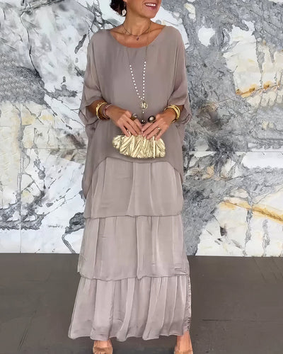 Caroline | Elegantes bequemes Maxikleid für alle Anlässe