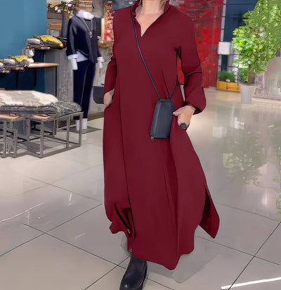 CLAUDIA | Robe longue extensible élégante et tendance