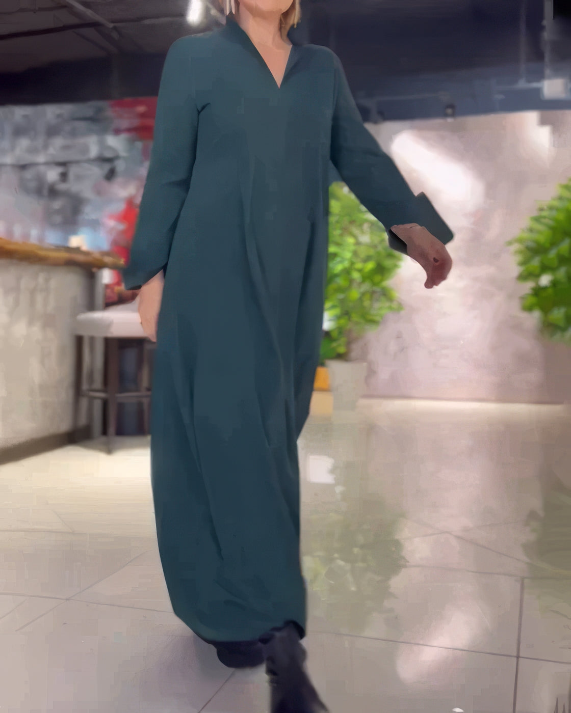 CLAUDIA | Robe longue extensible élégante et tendance