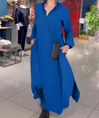 CLAUDIA | Robe longue extensible élégante et tendance