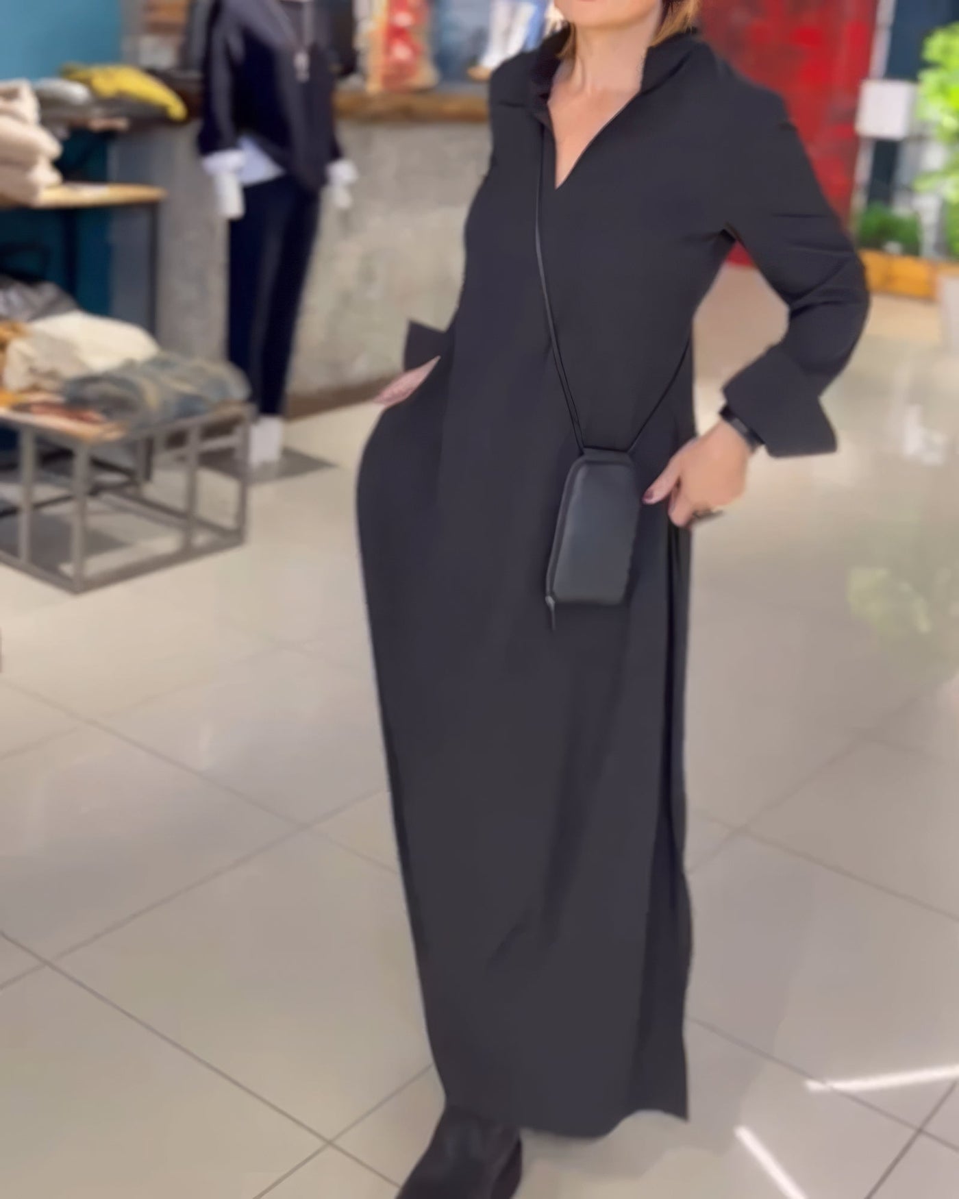 CLAUDIA | Robe longue extensible élégante et tendance