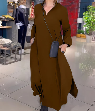CLAUDIA | Robe longue extensible élégante et tendance